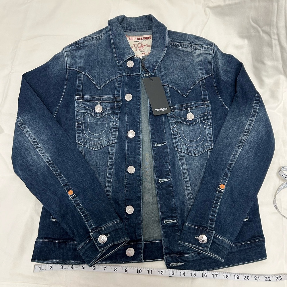 True Religion Blue Denim Jacket